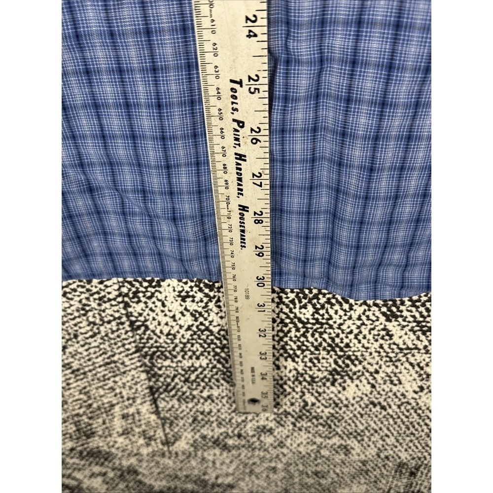 Marmot Short Sleeve Button Up Camp Shirt Mens XL Performance Blue Plaid Hike - Picture 8 of 9